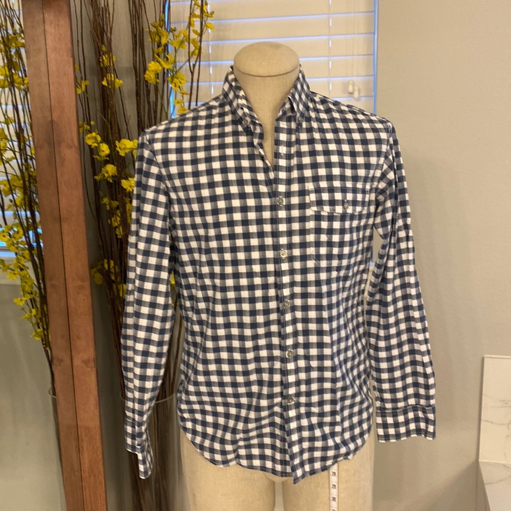 Banana Republic Plaid Dress Shirt - Small
